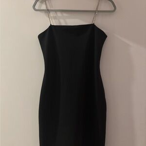 Elegant Black Slip Dress